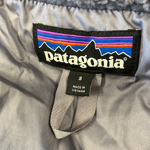 Girls Patagonia Down Parka - Navy - Size Small - Picture 2 of 7